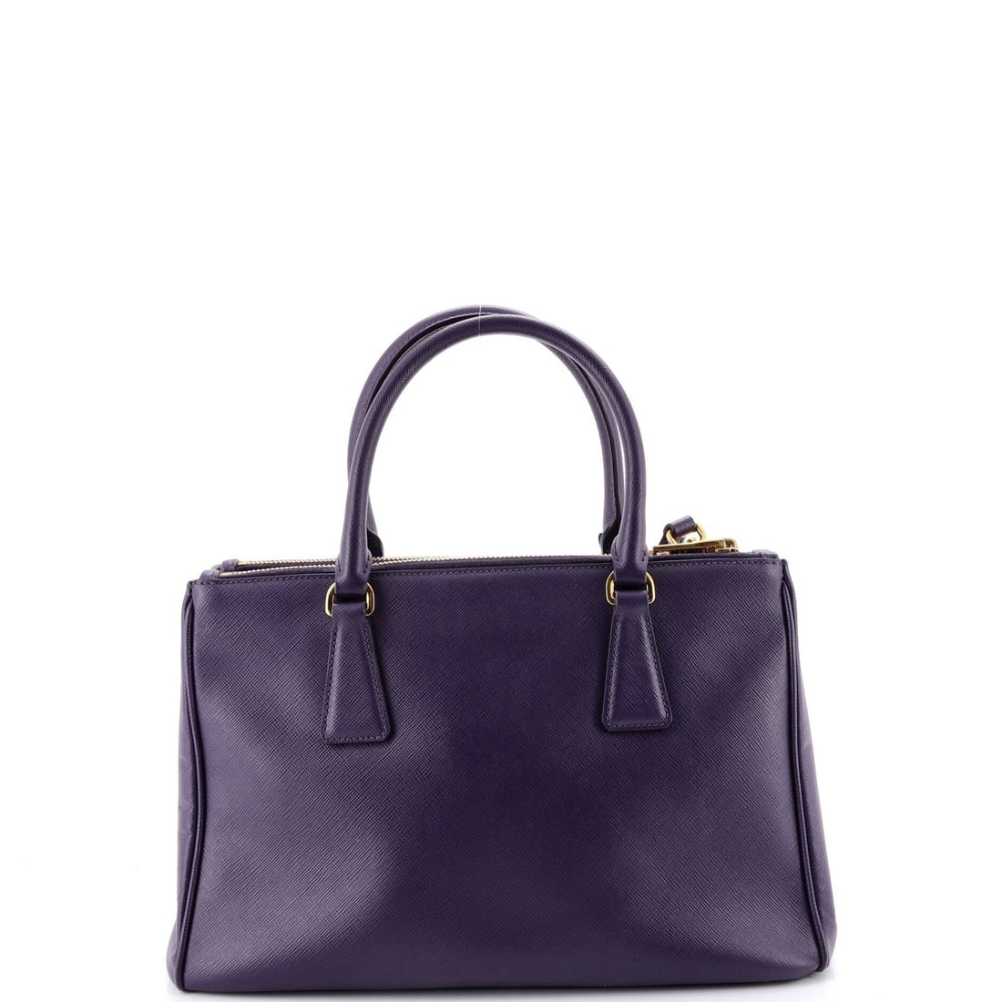 Small Prada Double Zip Lux Tote Saffiano Leather - 3