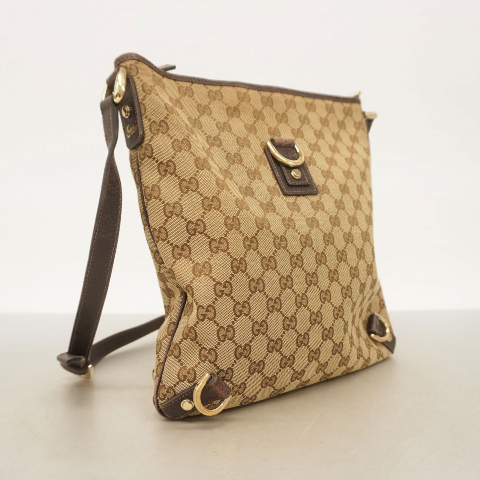 Canvas Gucci Shoulder Bag - 2