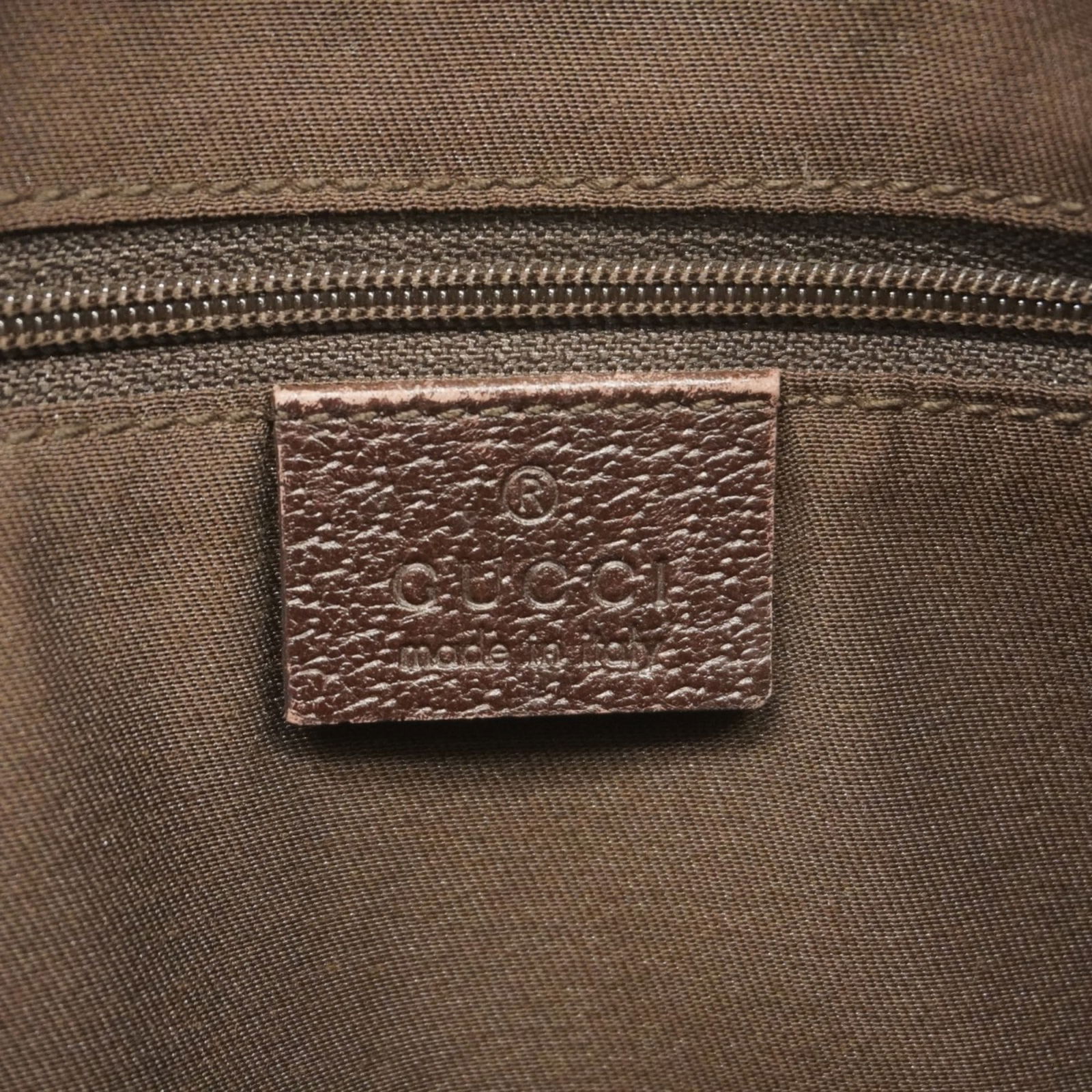 Canvas Gucci Shoulder Bag - 5