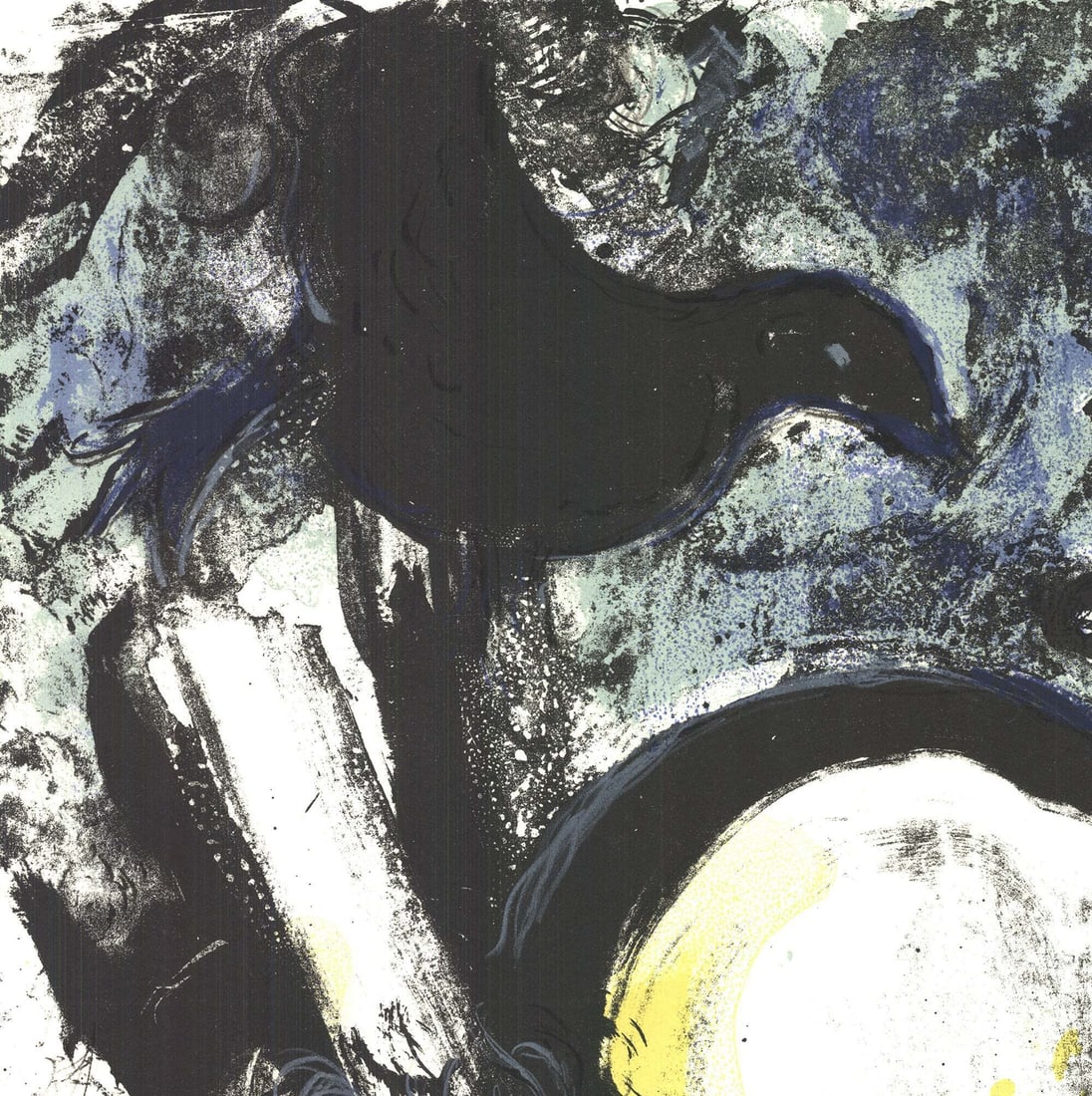 Mo MARC CHAGALL Moses and the Tablets of The Law 26.75" x 21.25" Lithograph 1962 - 2