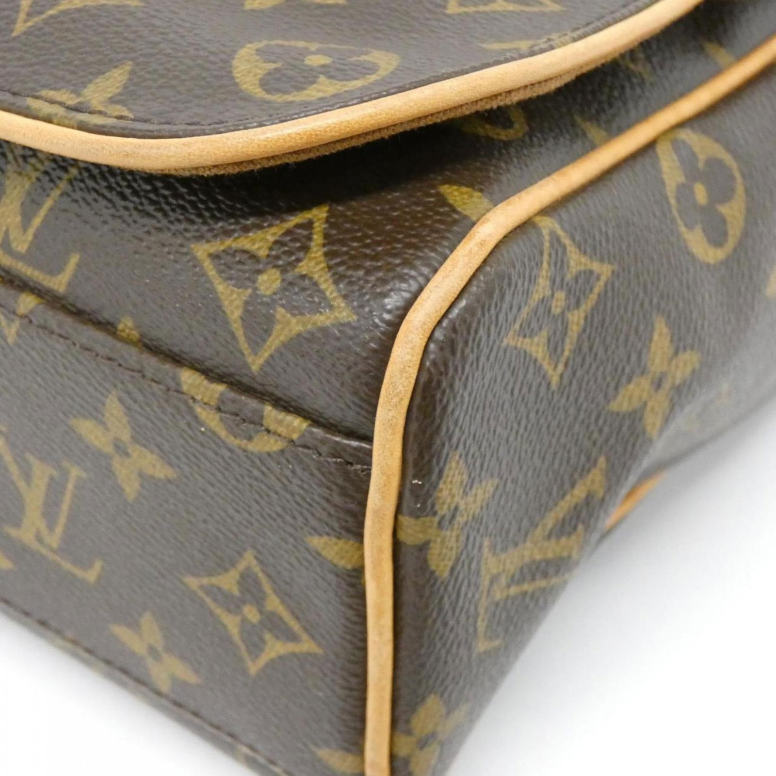 Canvas Louis Vuitton Shoulder Bag Coated - 3