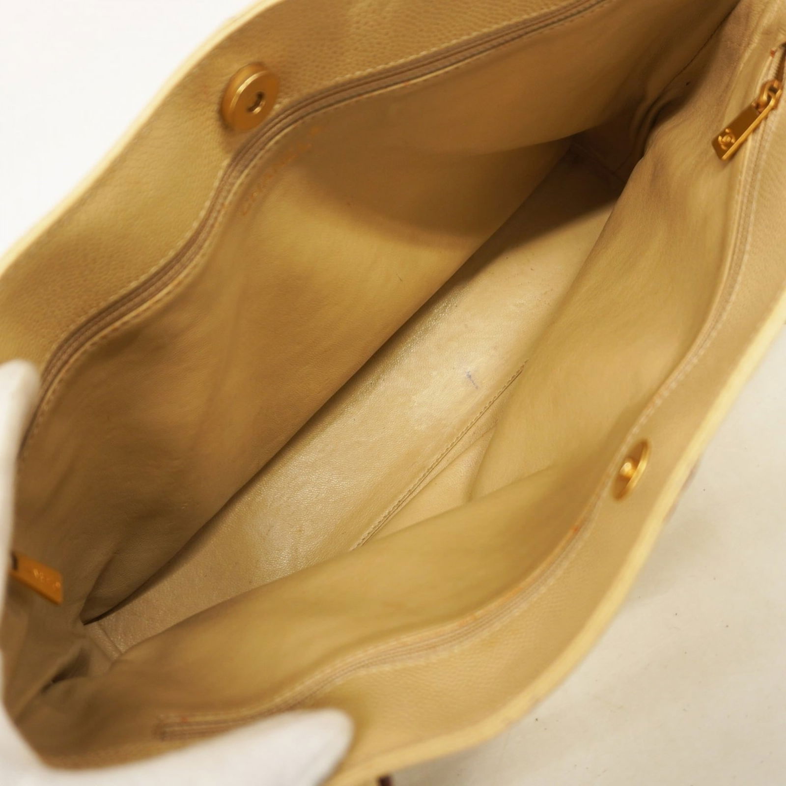 Calfskin Chanel Tote Bag Grained - 4