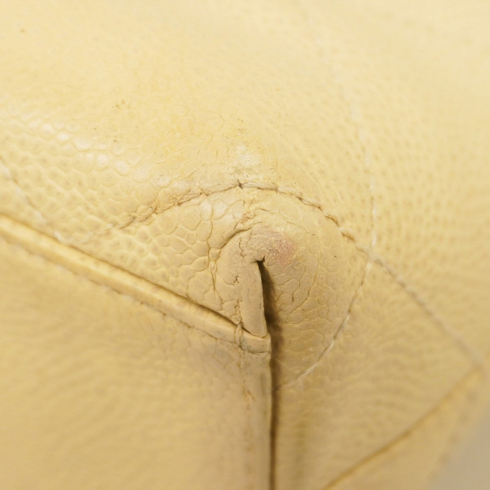 Calfskin Chanel Tote Bag Grained - 6