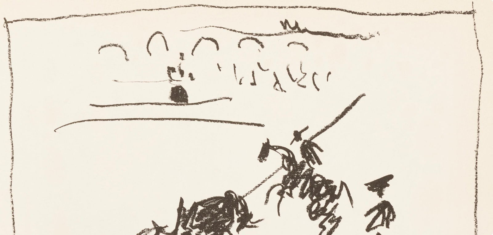 Lithograph - Pablo Picasso - La Pique I (Bloch 1014-47; Cramer 113) - A Los Toros Avec Picasso - 3