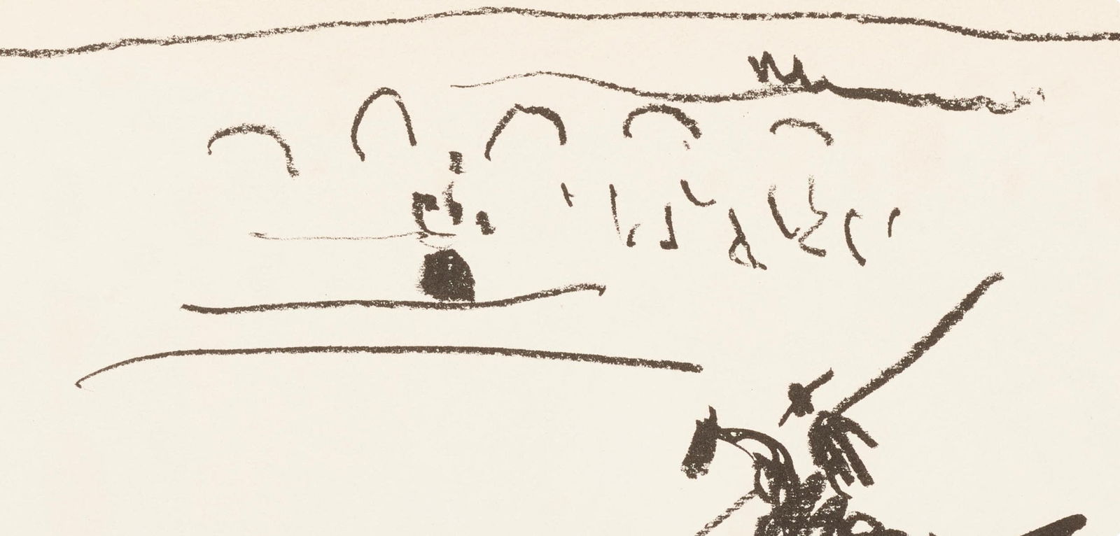 Lithograph - Pablo Picasso - La Pique I (Bloch 1014-47; Cramer 113) - A Los Toros Avec Picasso - 4