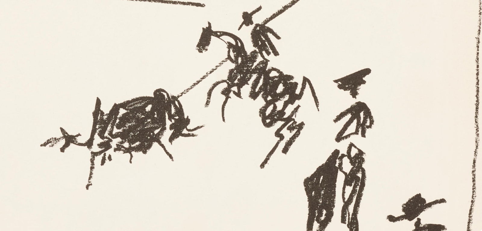 Lithograph - Pablo Picasso - La Pique I (Bloch 1014-47; Cramer 113) - A Los Toros Avec Picasso - 5