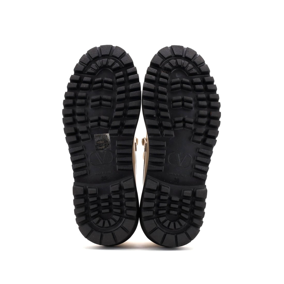 Leather Valentino Garavani Women's VLogo Signature Loafers - 4