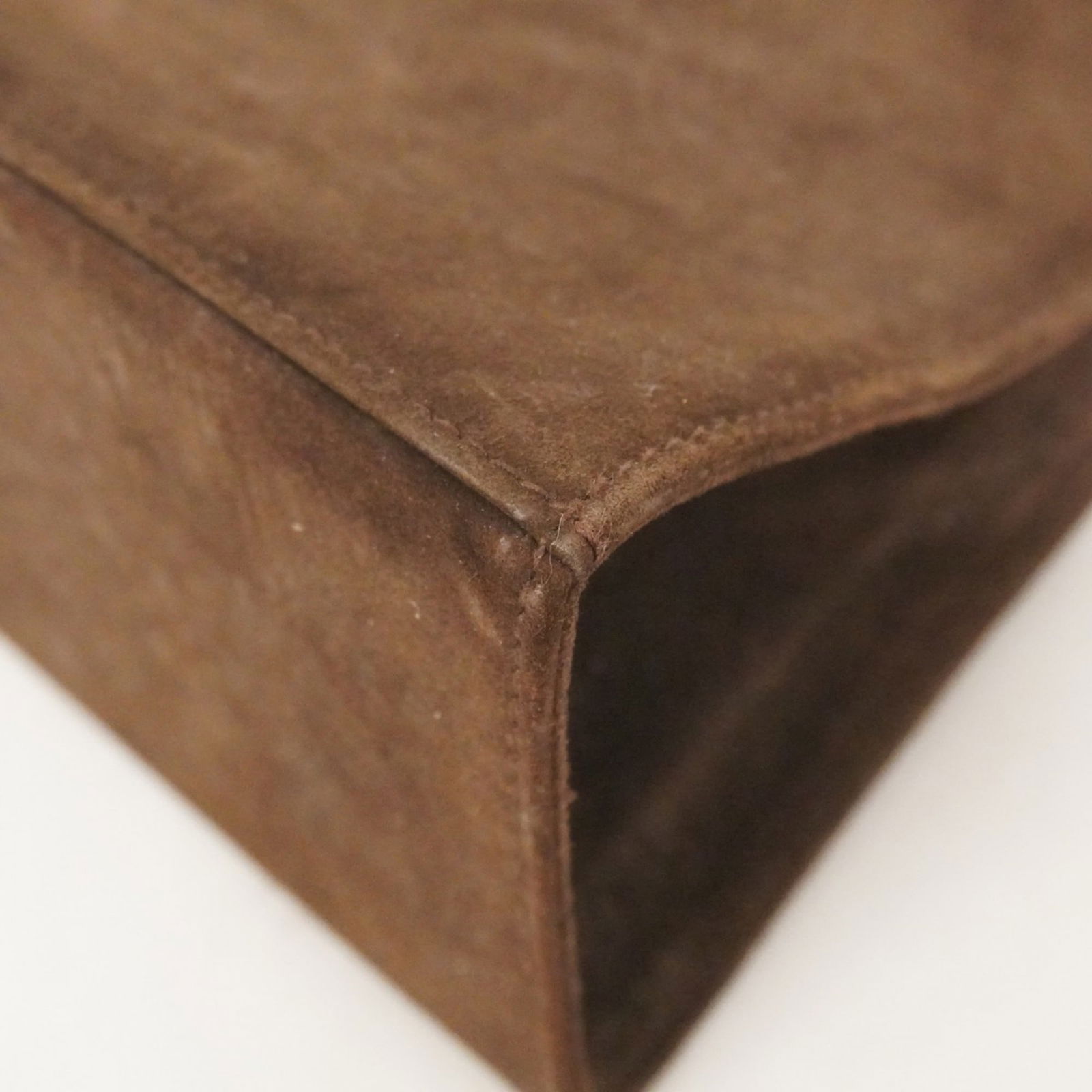 Suede Salvatore Ferragamo Shoulder Bag - 6