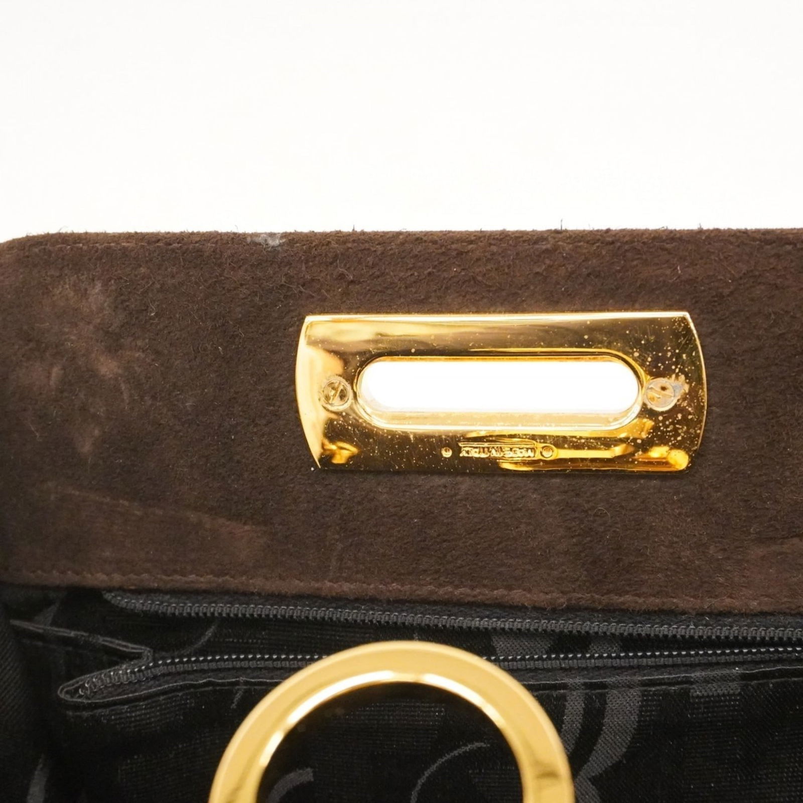 Suede Salvatore Ferragamo Shoulder Bag - 8
