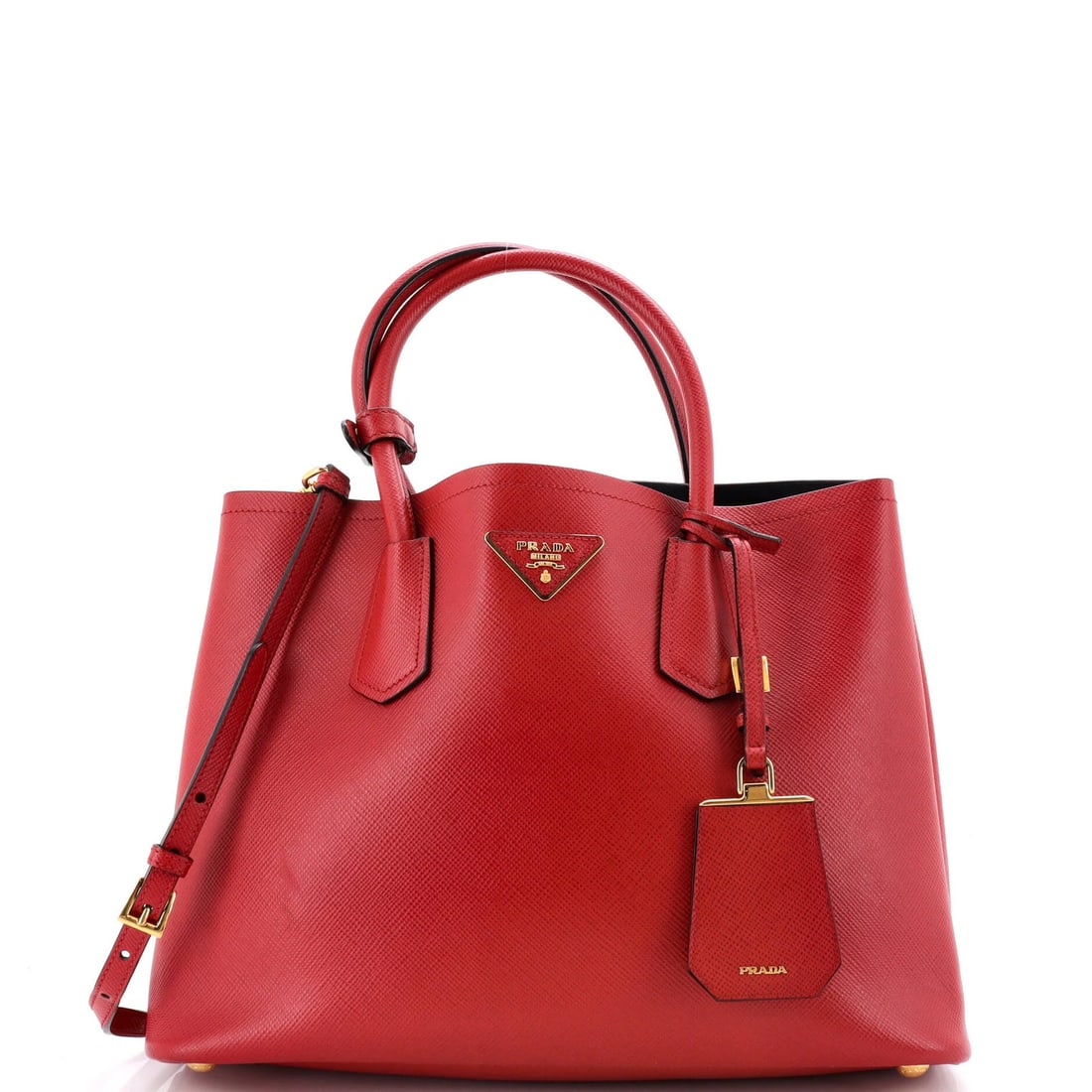 Medium Prada Cuir Double Tote Saffiano Leather (1 of 6)
