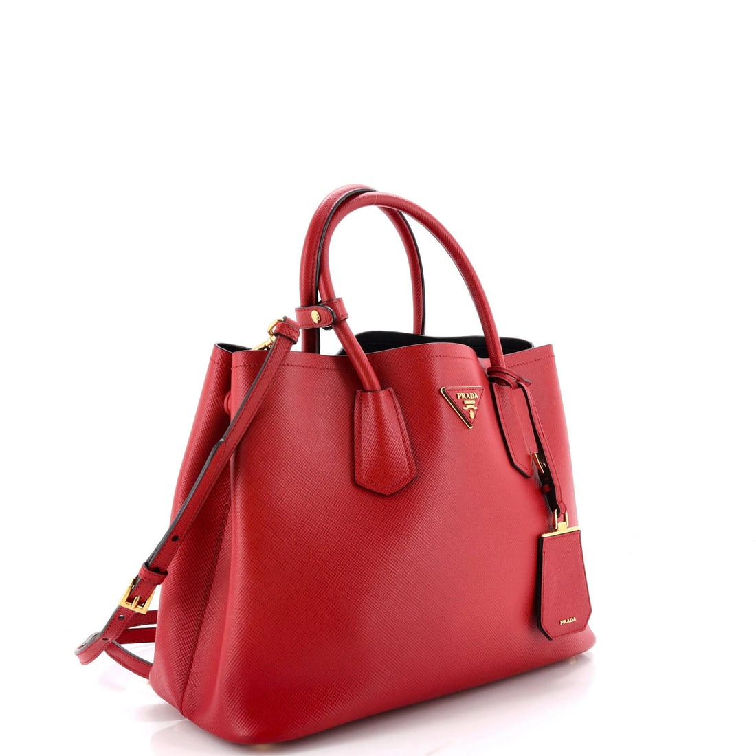 Medium Prada Cuir Double Tote Saffiano Leather - 2