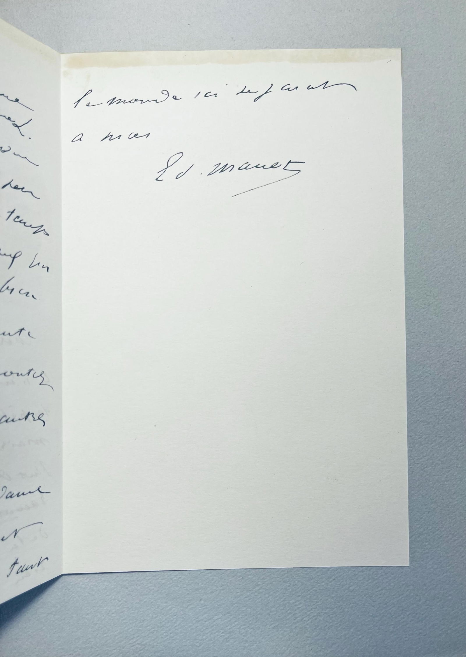 Lithograph - douard Manet - Composition - Letters with Aquarelles - 5