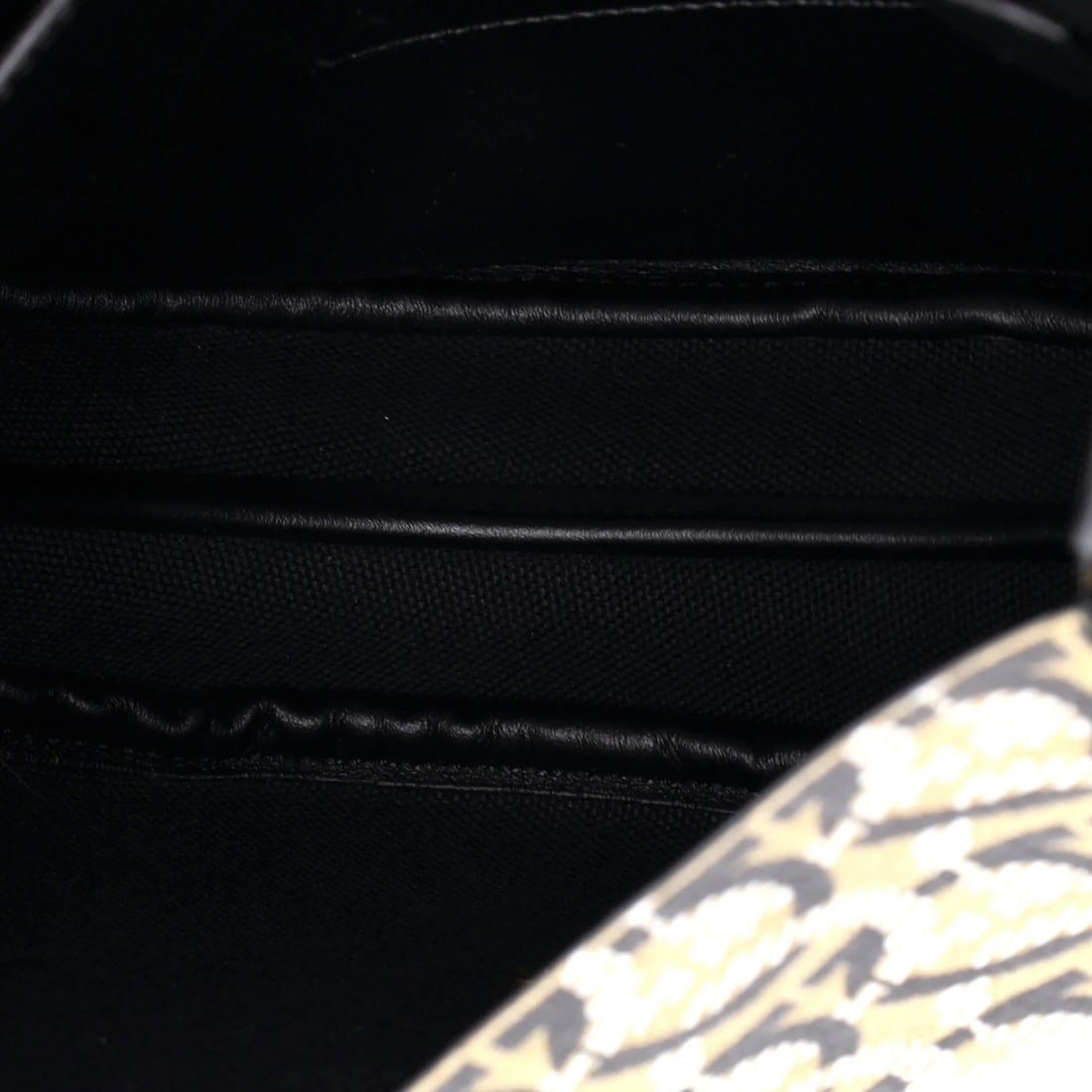 Canvas Salvatore Ferragamo Double Flap Saddle Crossbody Bag Gancini Coated - 5