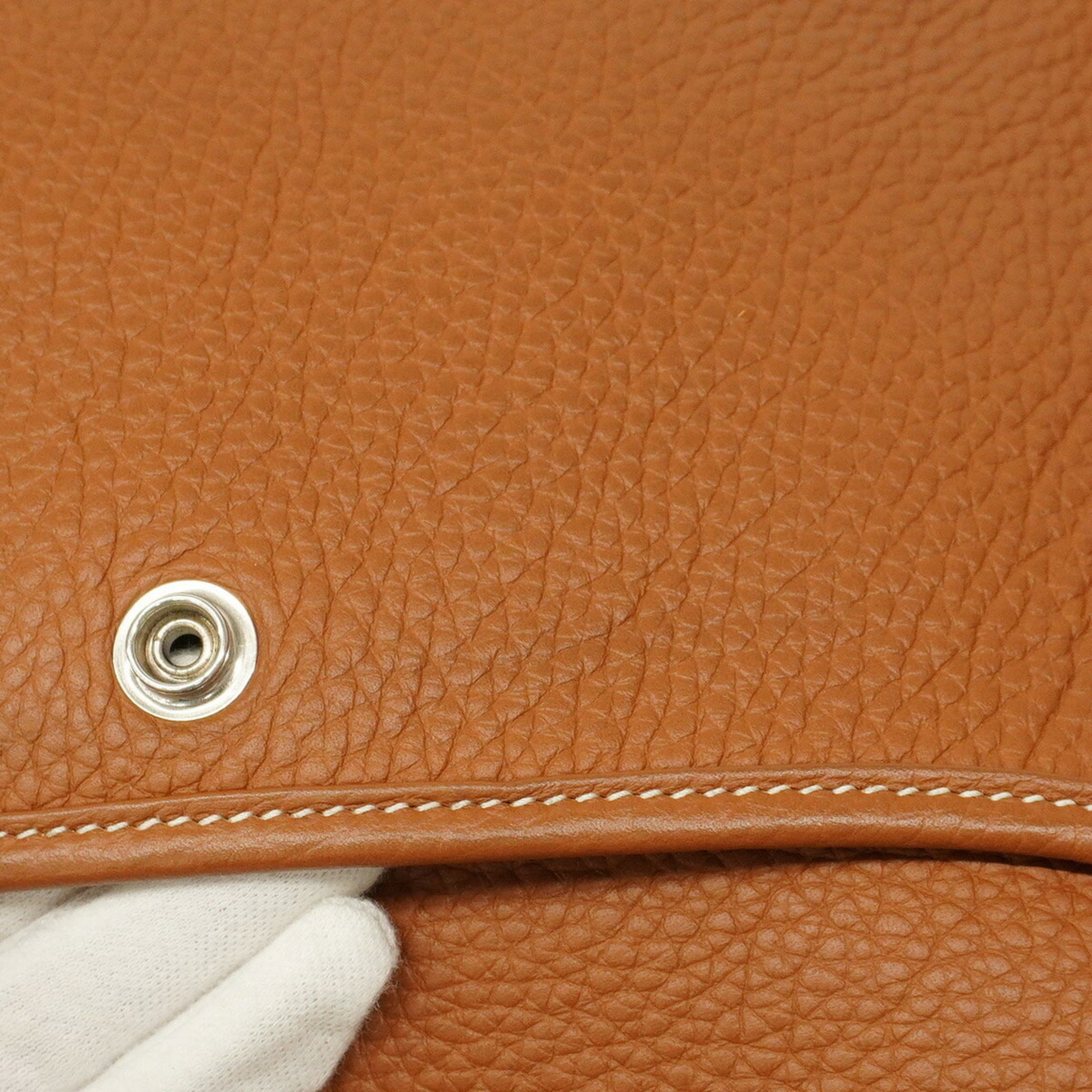 Leather Hermes Shoulder Bag Taurillon Clemence - 10
