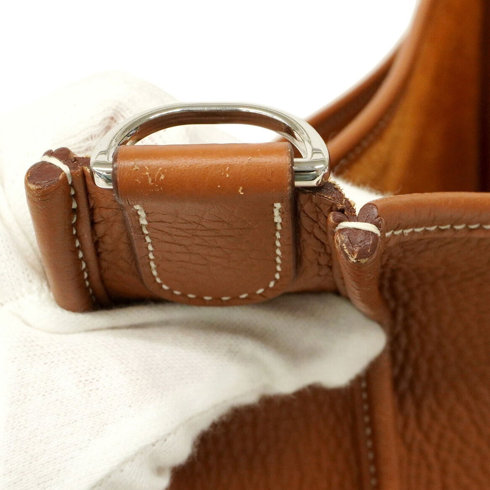 Leather Hermes Shoulder Bag Taurillon Clemence - 9