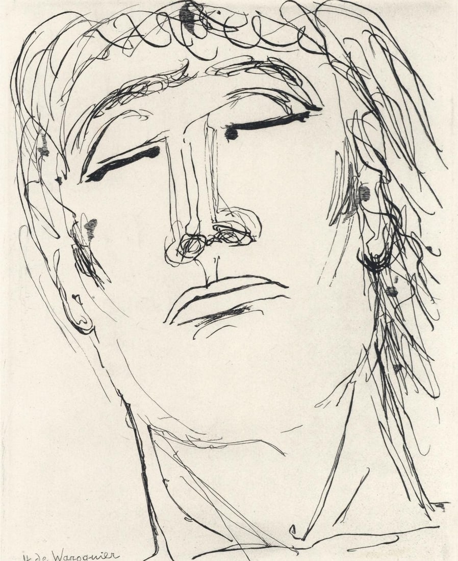 Etching - Henri de Waroquier - Composition - Alternance: Etching - Henri de Waroquier - Composition - Alternance This listing features Etching - Henri de Waroquier - Composition - Alternance. Item specifics are provided below. Item Specifics: Paper Size: 9.