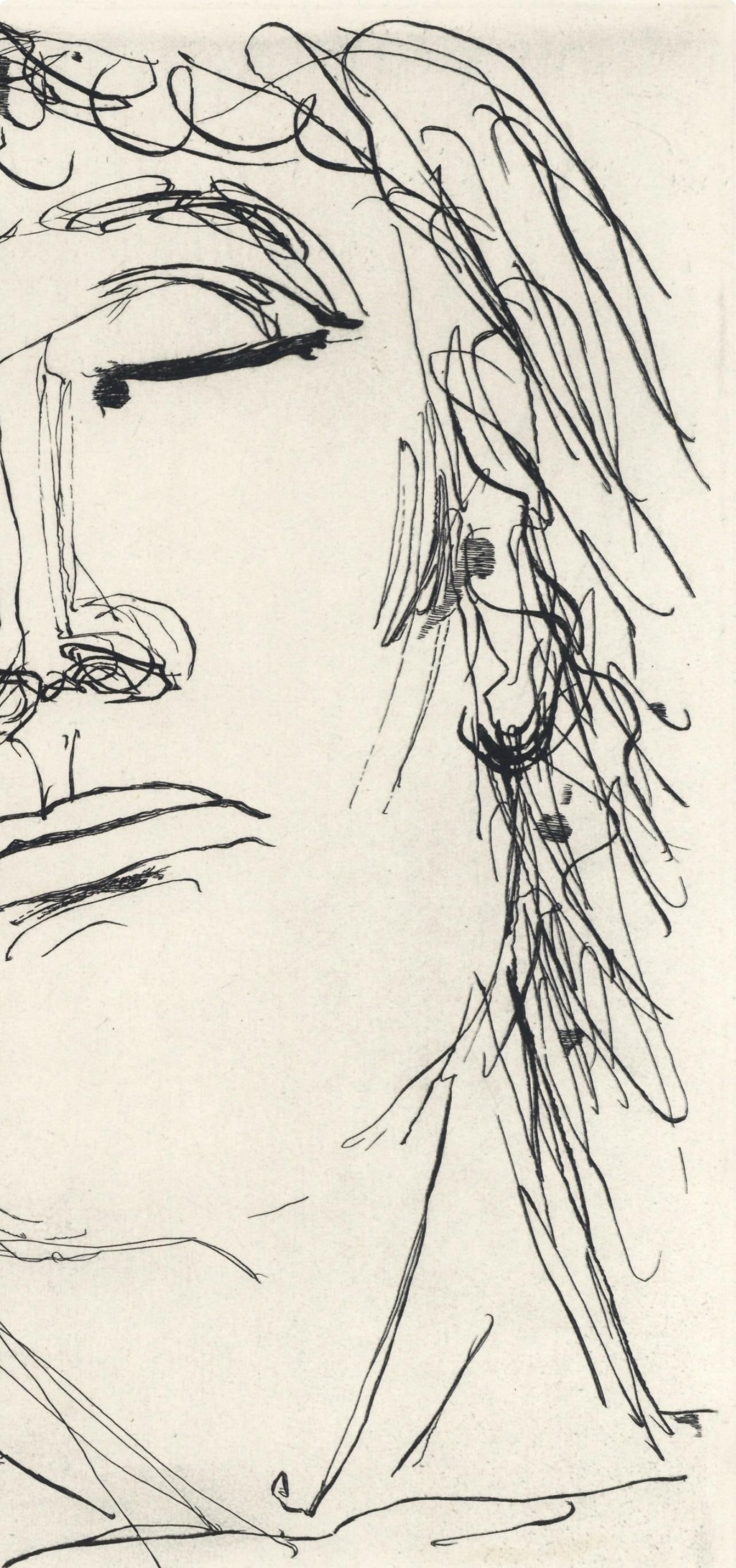 Etching - Henri de Waroquier - Composition - Alternance - 4