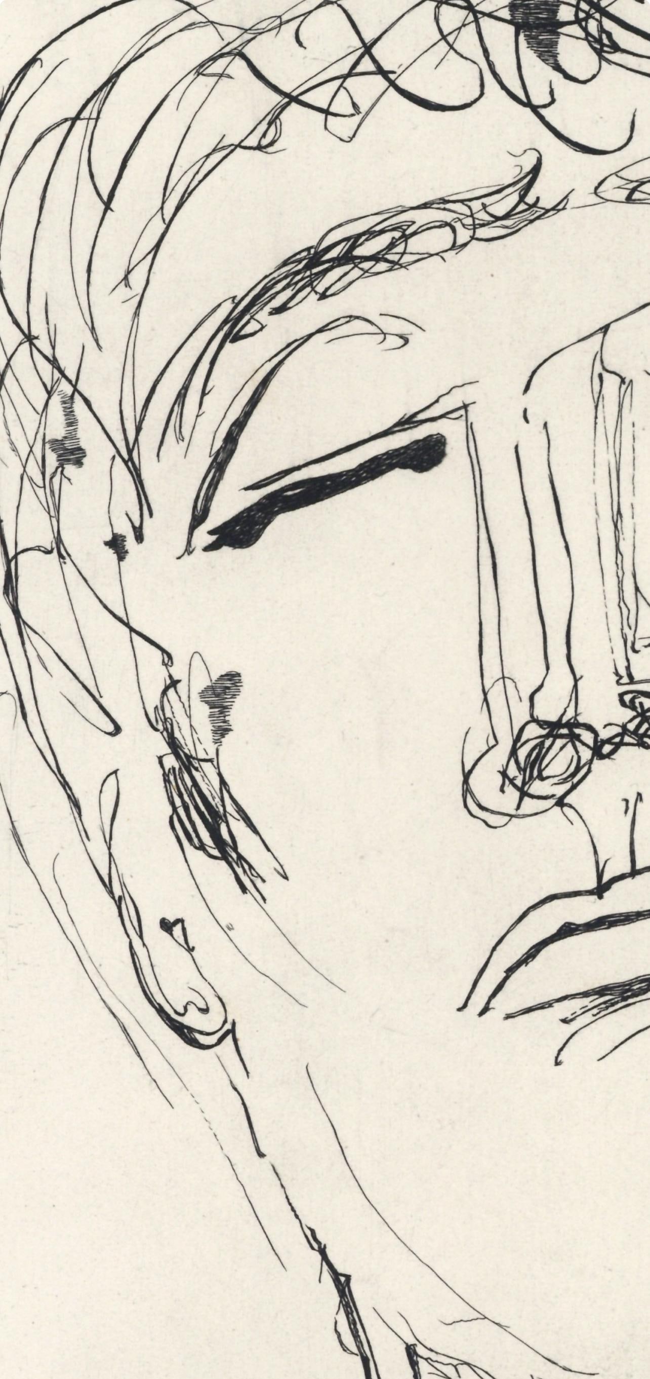 Etching - Henri de Waroquier - Composition - Alternance - 6