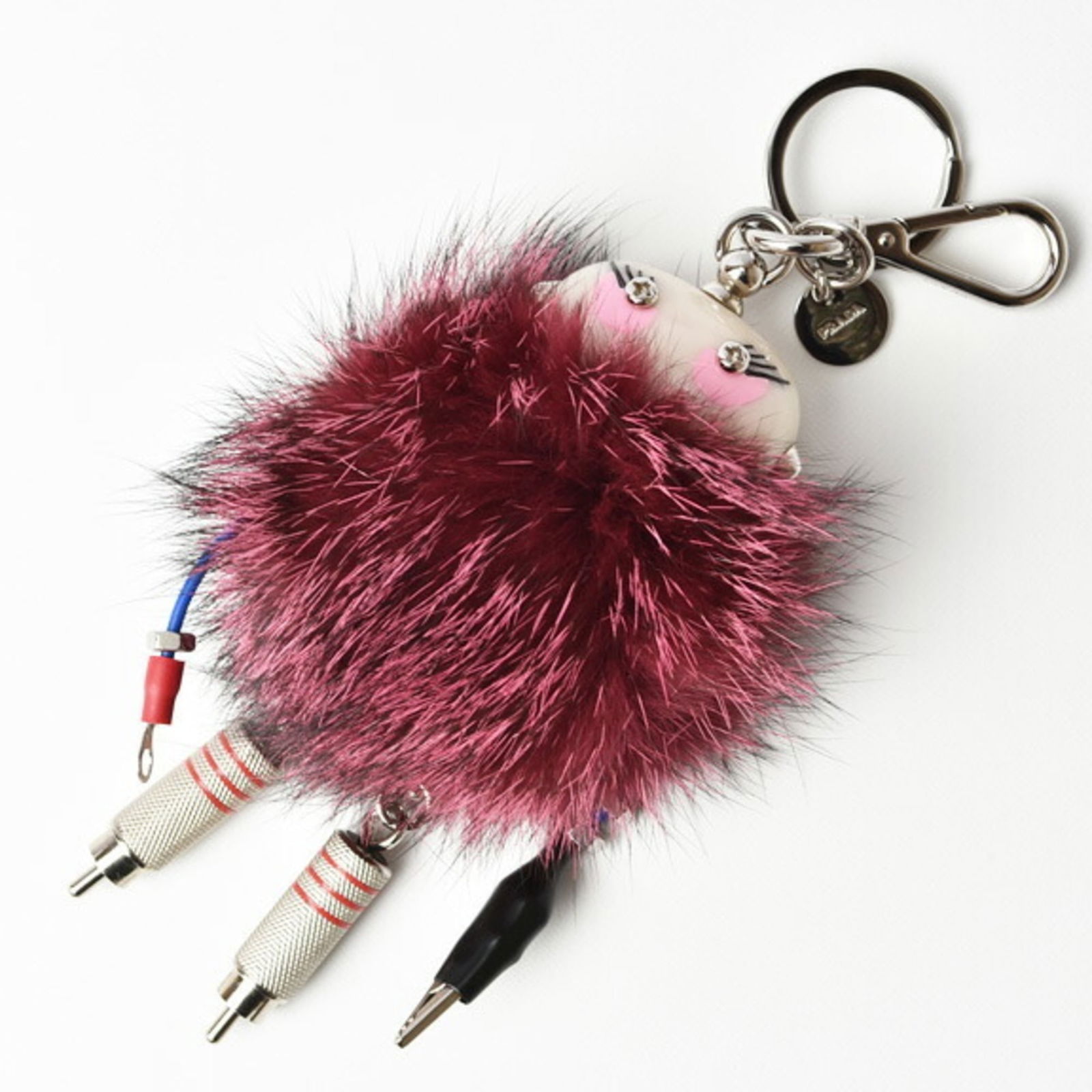 Metal - Prada Keyring Leather: Metal - Prada Keyring Leather This listing features Metal - Prada Keyring Leather. Item specifics are provided below. Item Specifics: Brand: Prada Type: Keyring Gender: Men,Women Color: Purple, Silver