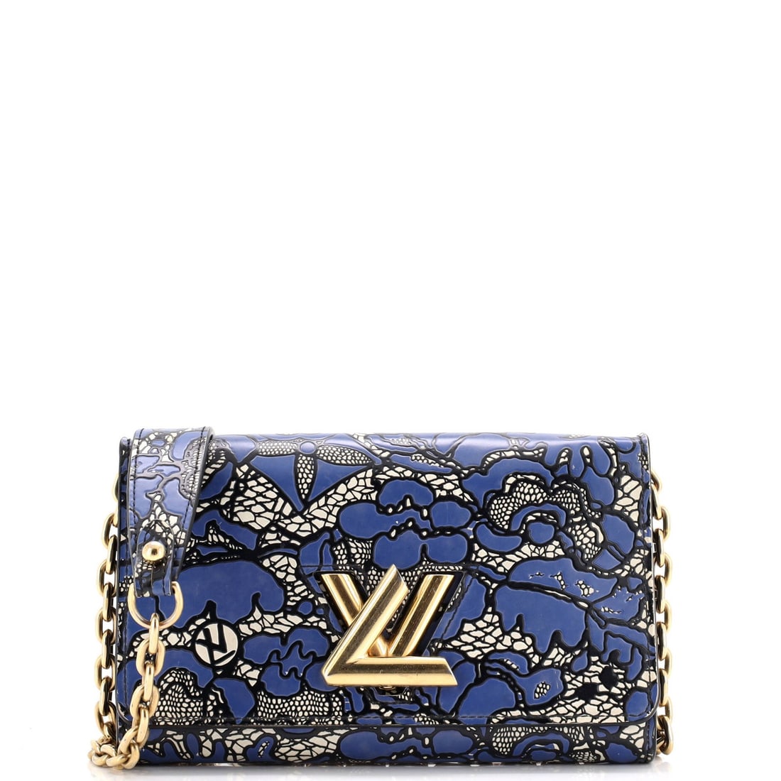 Leather Louis Vuitton Twist Chain Wallet Lace Embossed: Leather Louis Vuitton Twist Chain Wallet Lace Embossed This listing features Leather Louis Vuitton Twist Chain Wallet Lace Embossed. Item specifics are provided below. Item Specifics: Brand: Louis