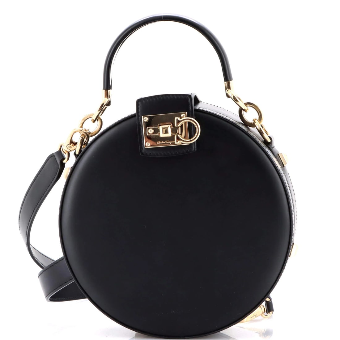 Mini Salvatore Ferragamo Studio Round Bag Leather: Mini Salvatore Ferragamo Studio Round Bag Leather This listing features Mini Salvatore Ferragamo Studio Round Bag Leather. Item specifics are provided below. Item Specifics: Brand: Salvatore Ferragamo