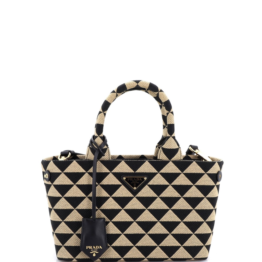 Small Prada Symbole Tote Jacquard: Small Prada Symbole Tote Jacquard This listing features Small Prada Symbole Tote Jacquard. Item specifics are provided below. Item Specifics: Brand: Prada Exterior Material: Jacquard Style: Totes Exte
