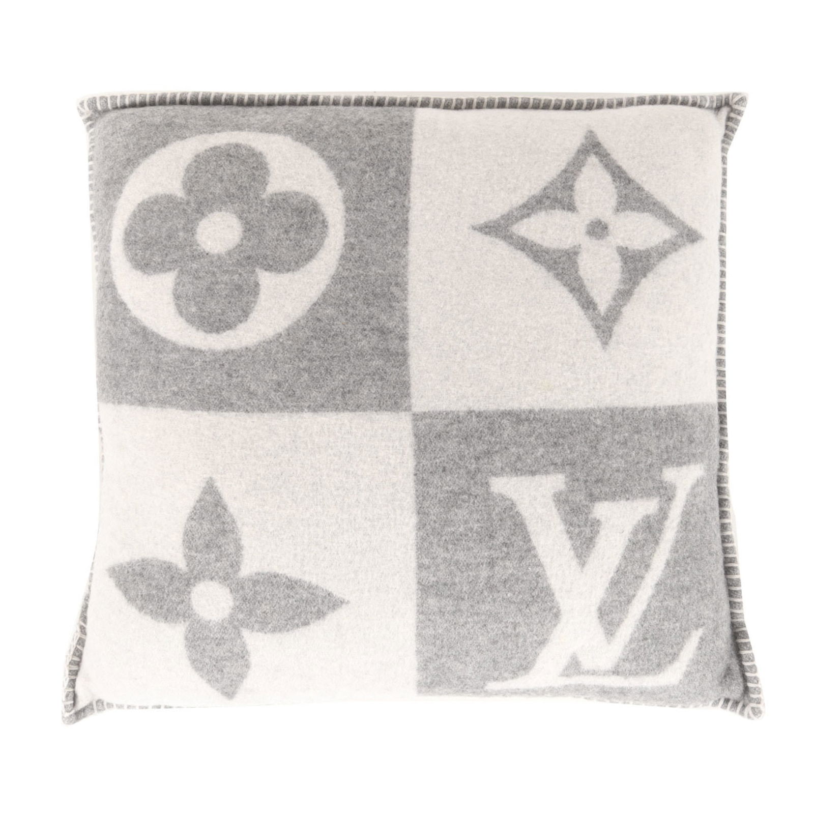 Wool - Louis Vuitton Cushion Cashmere: Wool - Louis Vuitton Cushion Cashmere This listing features Wool - Louis Vuitton Cushion Cashmere. Item specifics are provided below. Item Specifics: Brand: Louis Vuitton Color: Gray, Monogram