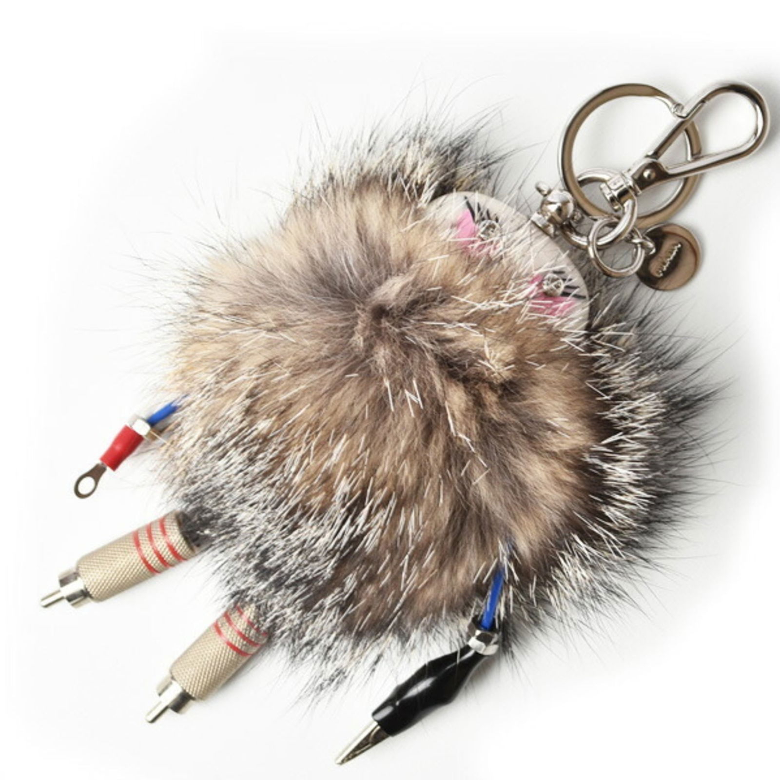 Metal - Prada Keyring Leather: Metal - Prada Keyring Leather This listing features Metal - Prada Keyring Leather. Item specifics are provided below. Item Specifics: Brand: Prada Type: Keyring Gender: Men,Women Color: Brown, Silver