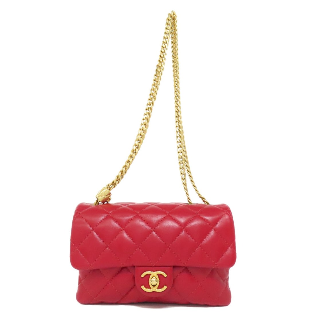Lambskin CHANEL ChainShoulder Matelasse GoldHardware Shoulder Bag: Lambskin CHANEL ChainShoulder Matelasse GoldHardware Shoulder Bag This listing features Lambskin CHANEL ChainShoulder Matelasse GoldHardware Shoulder Bag. Item specifics are provided below. Item Speci