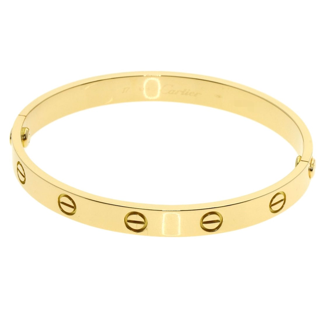 Gold CARTIER LOVE Bracelets #17 without driver Bracelet K18 Yellow (1 of 11)