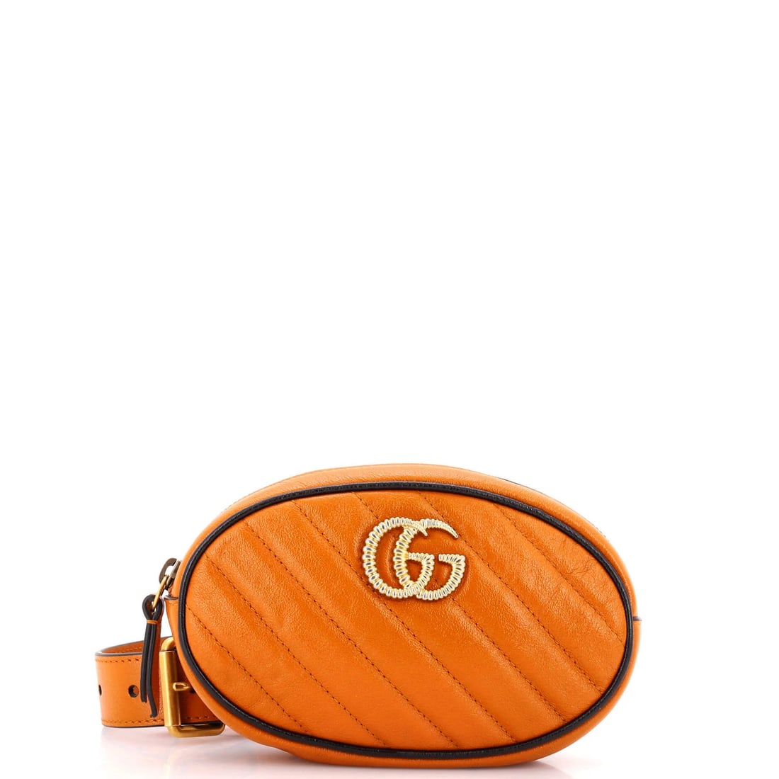 Leather Gucci GG Marmont Belt Bag Diagonal Quilted: Leather Gucci GG Marmont Belt Bag Diagonal Quilted This listing features Leather Gucci GG Marmont Belt Bag Diagonal Quilted. Item specifics are provided below. Item Specifics: Brand: Gucci Exterior Ma