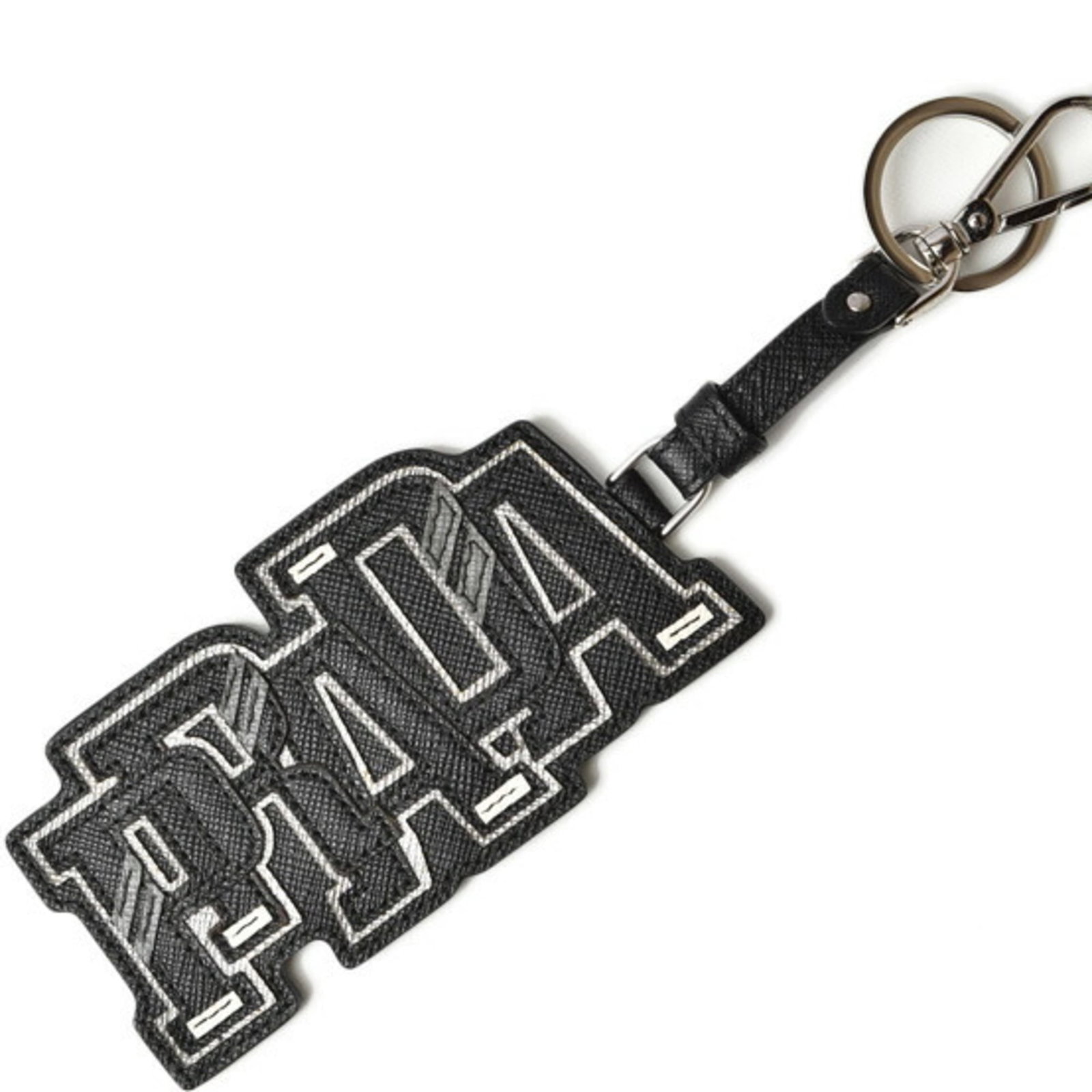 Metal - Prada Keyring Leather: Metal - Prada Keyring Leather This listing features Metal - Prada Keyring Leather. Item specifics are provided below. Item Specifics: Brand: Prada Type: Keyring Gender: Men,Women Color: Black, Nero Ma