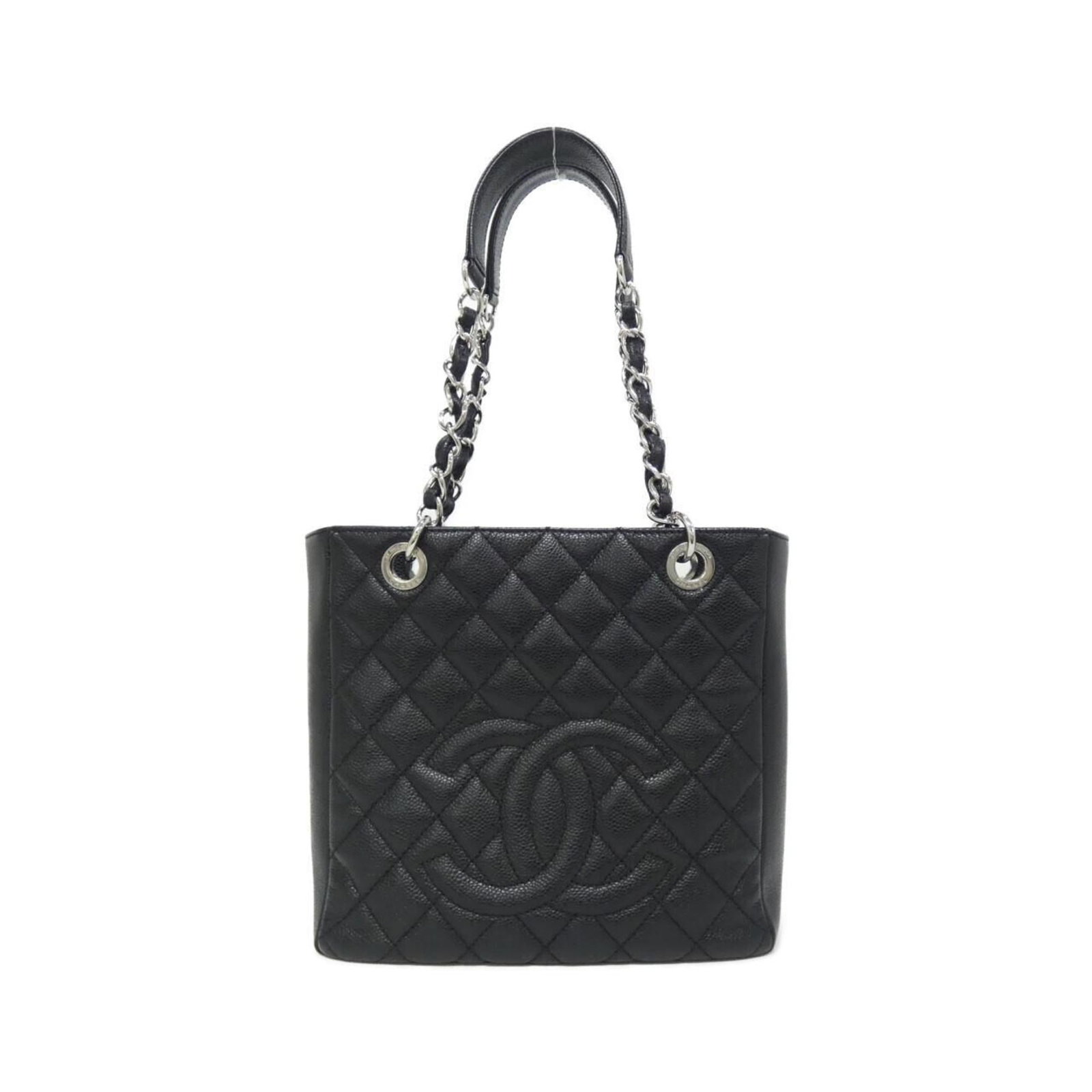 Calfskin Chanel Shoulder Bag Grained: Calfskin Chanel Shoulder Bag Grained This listing features Calfskin Chanel Shoulder Bag Grained. Item specifics are provided below. Item Specifics: Brand: Chanel Type: Shoulder Bag Material: Grained