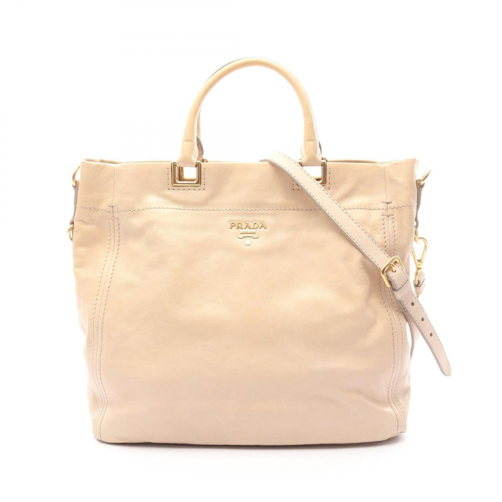 Leather Prada Tote Bag (1 of 15)