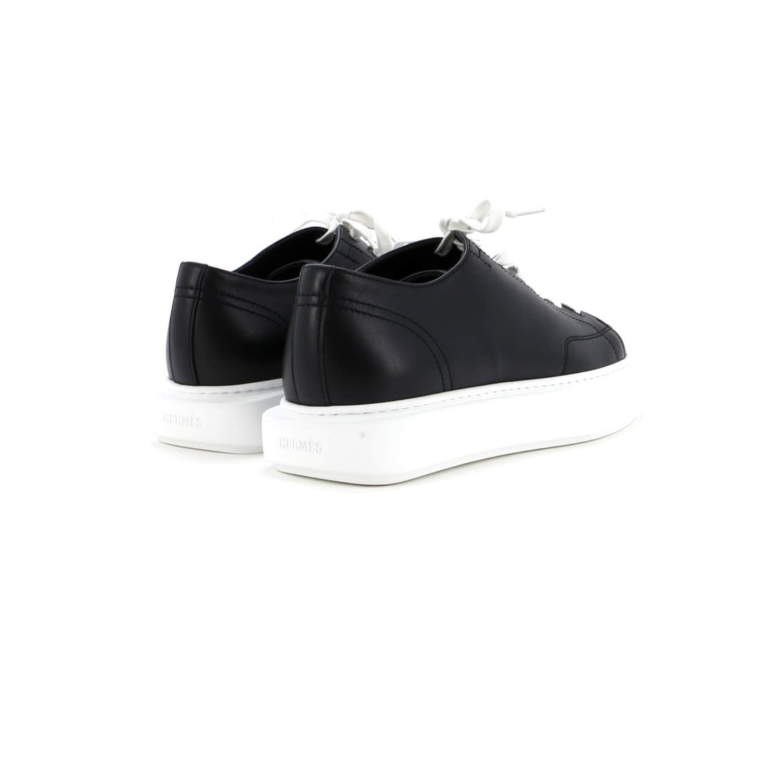 Leather Hermes Men's Haru Derby Sneakers - 3