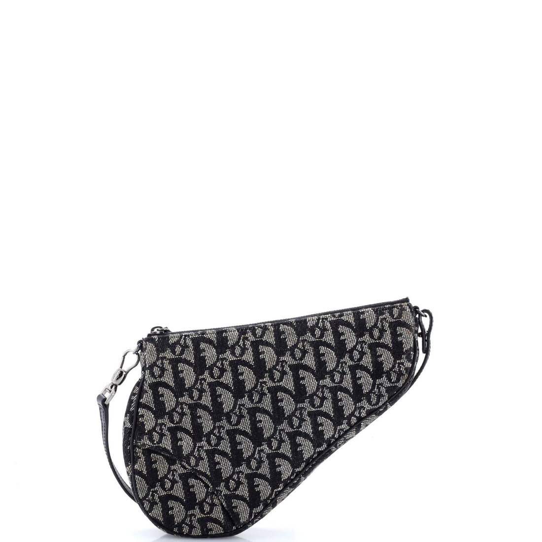 Mini Christian Dior Vintage Saddle Bag Diorissimo Denim (1 of 7)