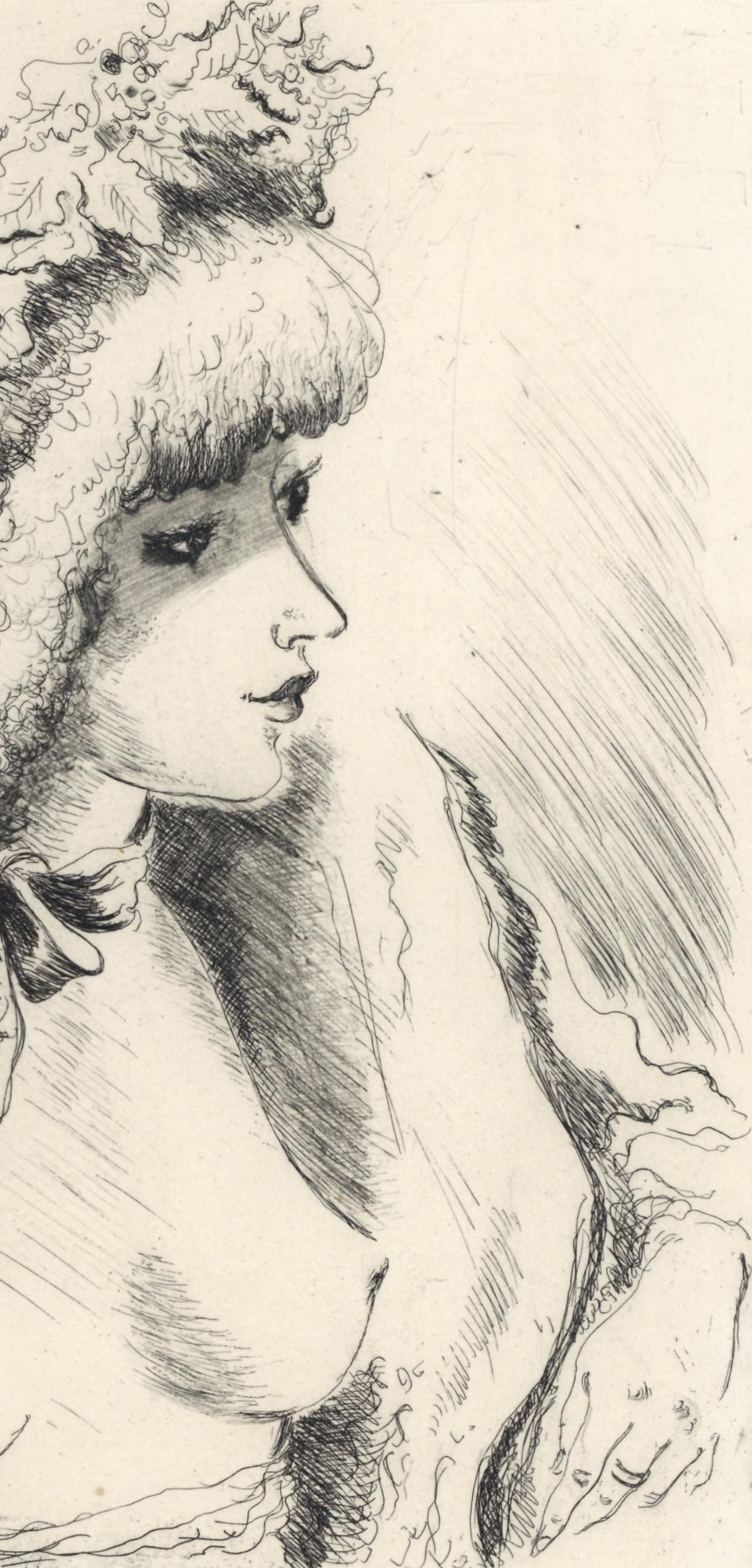 Etching - Andr Dignimont - Composition - Alternance - 4