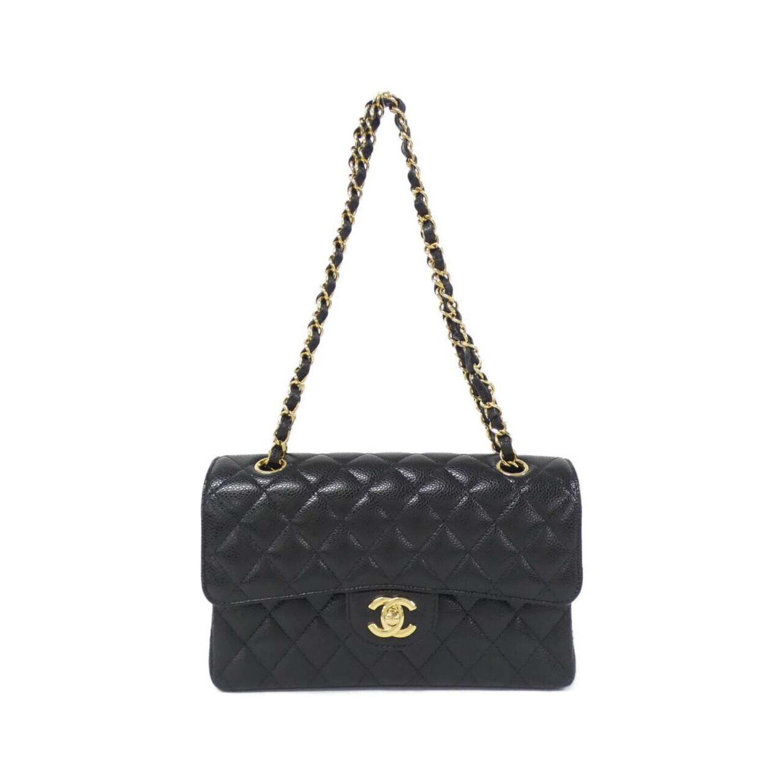 Calfskin Chanel Shoulder Bag Grained: Calfskin Chanel Shoulder Bag Grained This listing features Calfskin Chanel Shoulder Bag Grained. Item specifics are provided below. Item Specifics: Brand: Chanel Type: Shoulder Bag Material: Grained