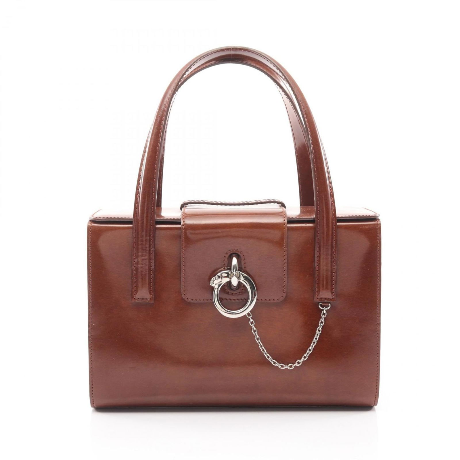 Leather Cartier Handbag (1 of 9)