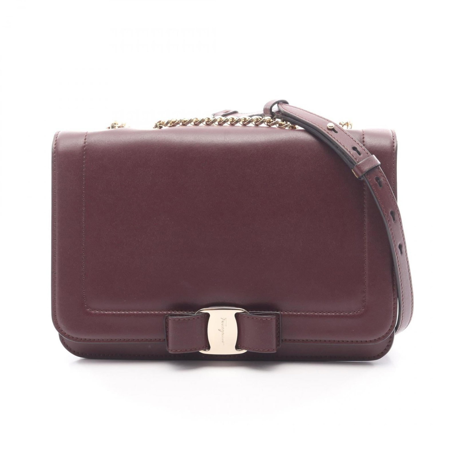 Leather Salvatore Ferragamo Shoulder Bag (1 of 6)
