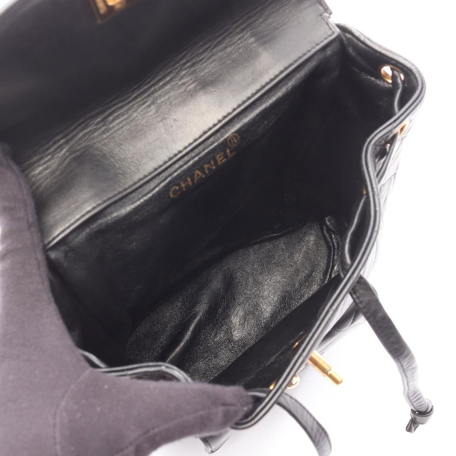 Leather Chanel Backpack - 3