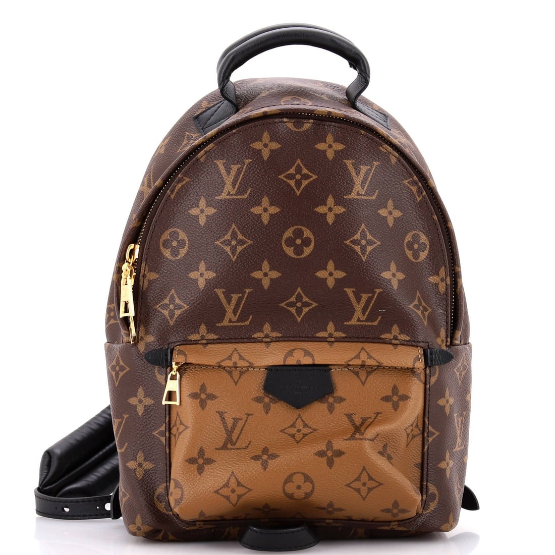 PM Louis Vuitton Palm Springs Backpack Reverse Monogram Canvas: PM Louis Vuitton Palm Springs Backpack Reverse Monogram Canvas This listing features PM Louis Vuitton Palm Springs Backpack Reverse Monogram Canvas. Item specifics are provided below. Item Specifics: