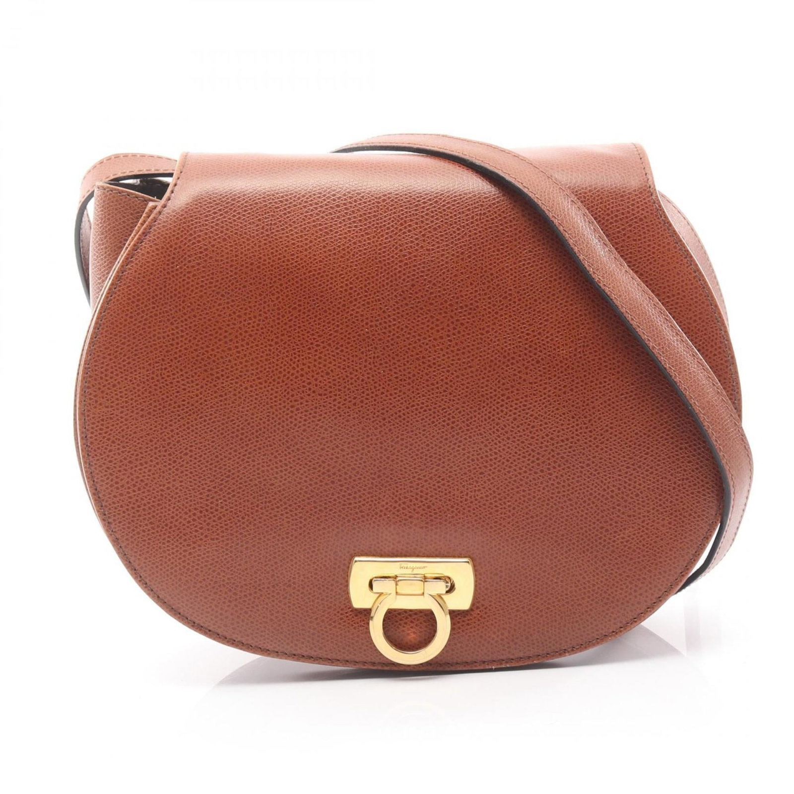 Leather Salvatore Ferragamo Shoulder Bag (1 of 11)