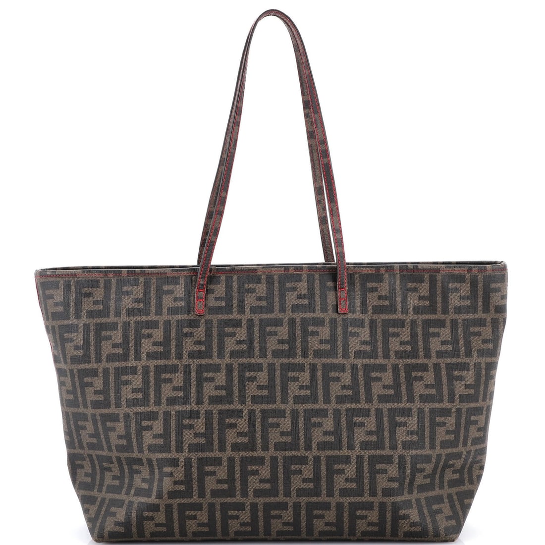 Large Fendi Roll Tote Zucca Coated Canvas (1 of 7)