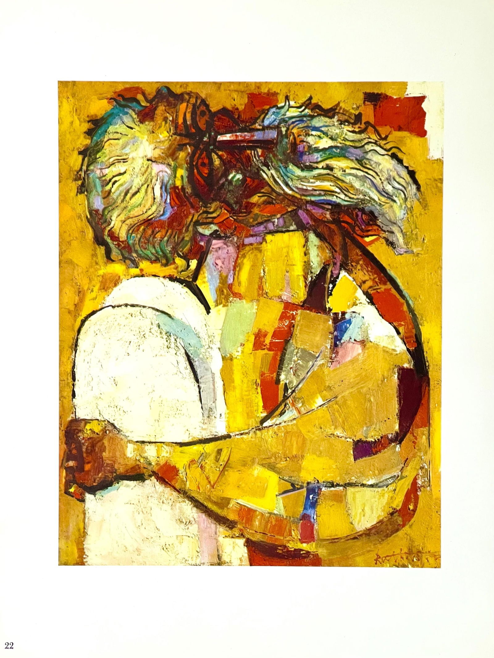 Lithograph - Abraham Rattner - Moses - 5