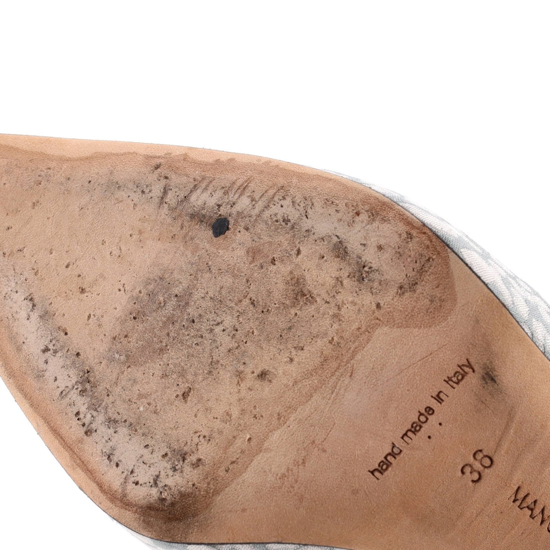 90 Manolo Blahnik Women's Lurum Heeled Mules Jacquard - 6