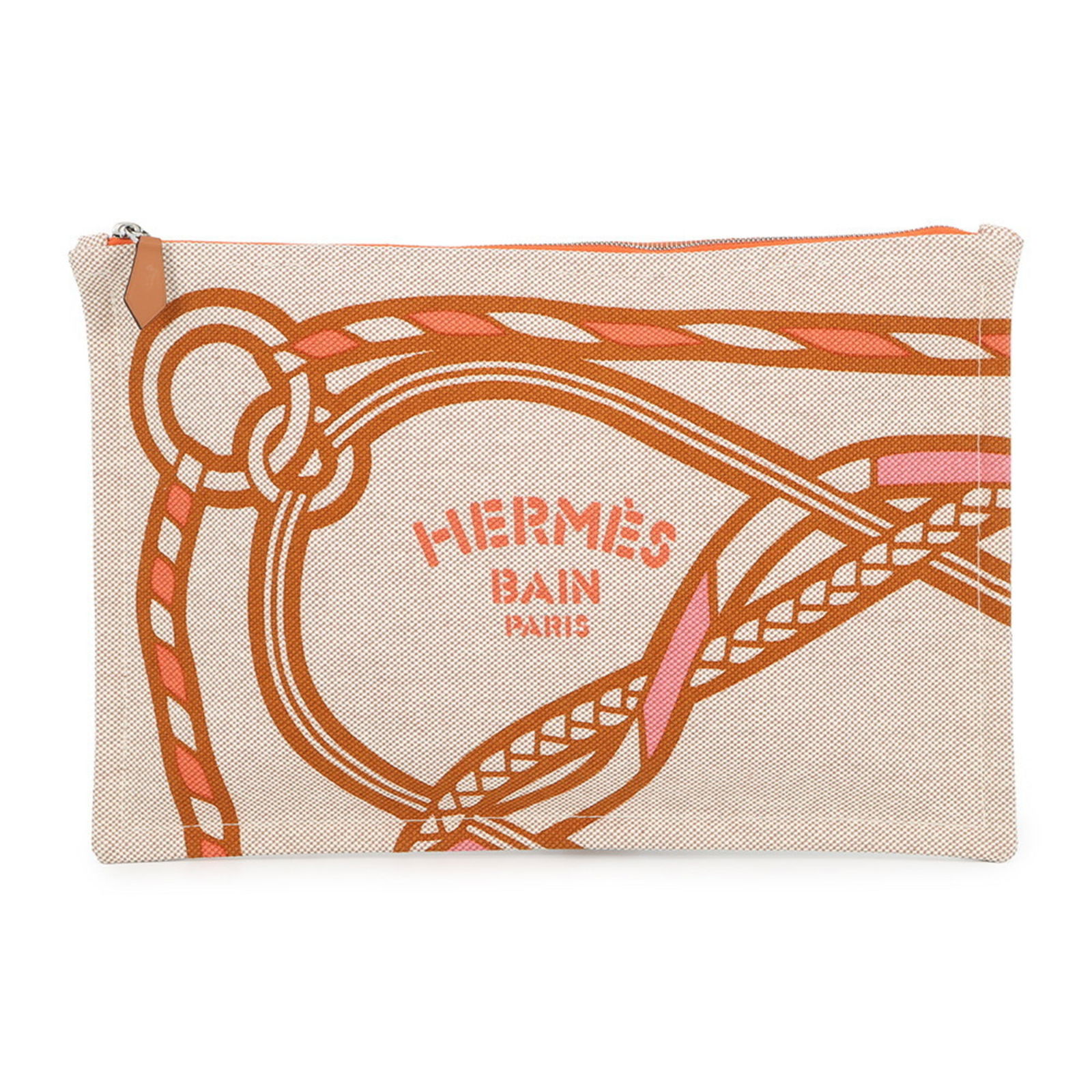 100% Hermes Pouch Cotton: 100% Hermes Pouch Cotton This listing features 100% Hermes Pouch Cotton. Item specifics are provided below. Item Specifics: Brand: Hermes Type: Pouch Material: Cotton 100% Color: Brown, Orange