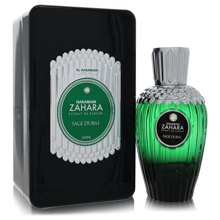 Spray Al Haramain Zahara Sage Dubai Perfume By Al Haramain Extrait De Parfum: Spray Al Haramain Zahara Sage Dubai Perfume By Al Haramain Extrait De Parfum This listing features Spray Al Haramain Zahara Sage Dubai Perfume By Al Haramain Extrait De Parfum. Item specifics are