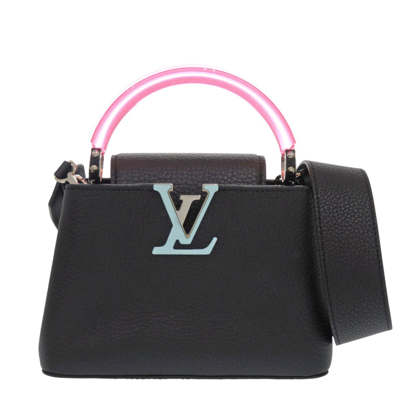 Leather Louis Vuitton Handbag: Leather Louis Vuitton Handbag This listing features Leather Louis Vuitton Handbag. Item specifics are provided below. Item Specifics: Brand: Louis Vuitton Type: Handbag Material: Leather Leather/Fur