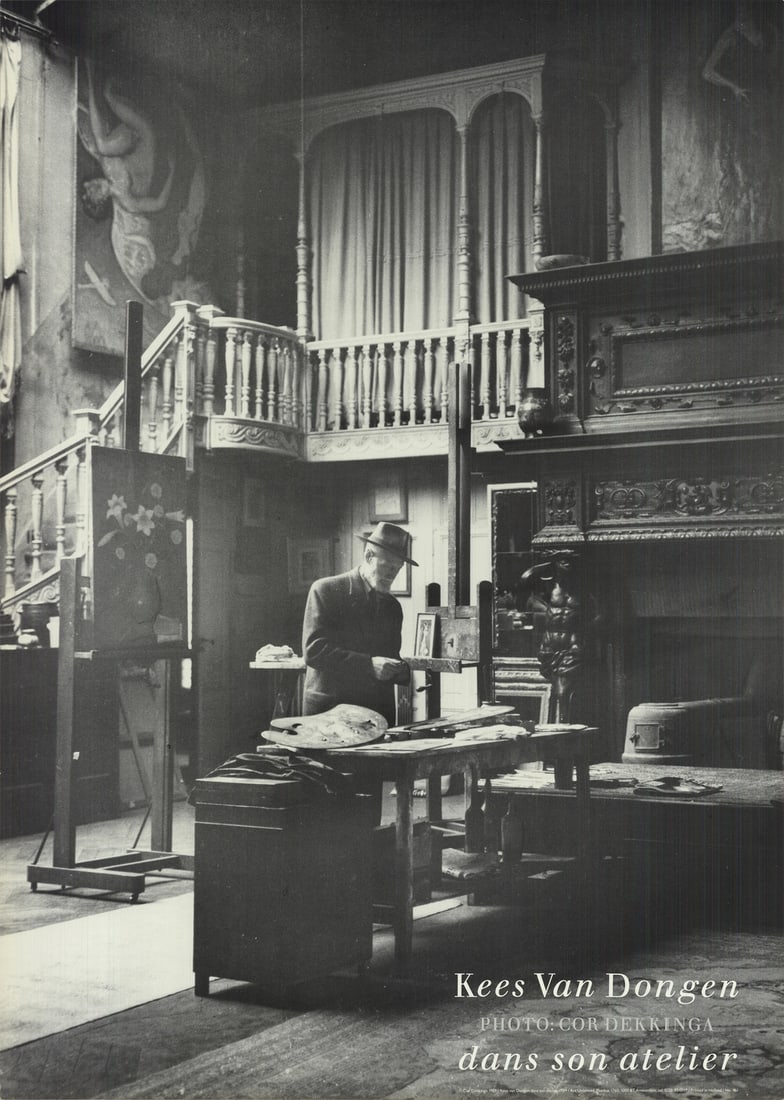 Photograp KEES VAN DONGEN Dans Son Atelier 27.5" x 19.75" Offset Lithograph 1989: Photograp KEES VAN DONGEN Dans Son Atelier 27.5" x 19.75" Offset Lithograph 1989 This listing features Photograp KEES VAN DONGEN Dans Son Atelier 27.5" x 19.75" Offset Lithograph 1989. Item specifics